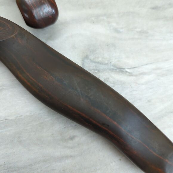 Vintage CUTCO 3 Piece Set 1026 1027 1028 With Bakelite Wall Rack Mount USA Made - Picture 5 of 14